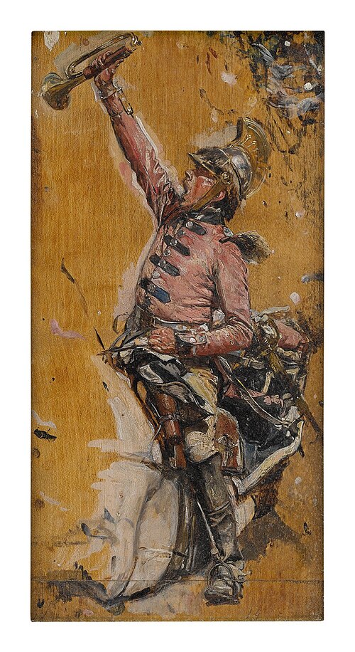 The Trumpet of 1807, , Ernest Meissonier