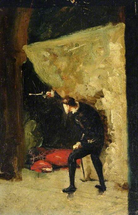 The Death of Polonius, 1868, Ernest Meissonier