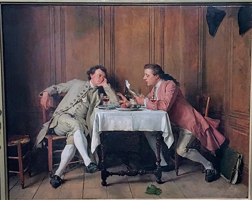 La Confidence, époque de Louis XV, 1857, Ernest Meissonier