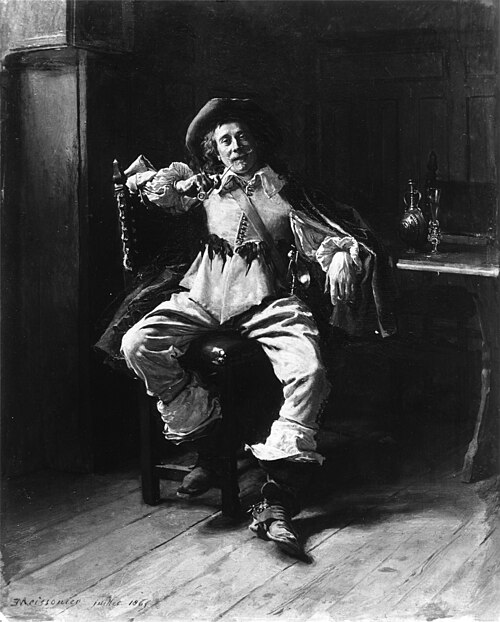 The Jovial Trooper, 1865, Ernest Meissonier