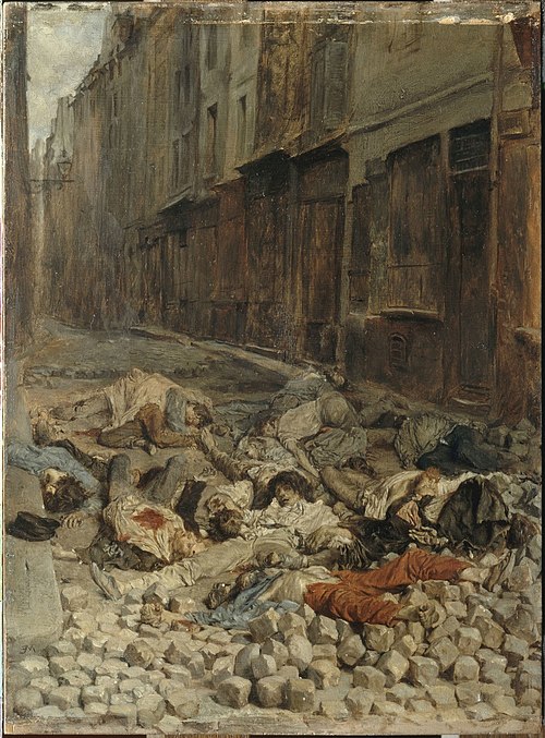 La barricade, rue de la Mortellerie, juin 1848, 1850, Ernest Meissonier