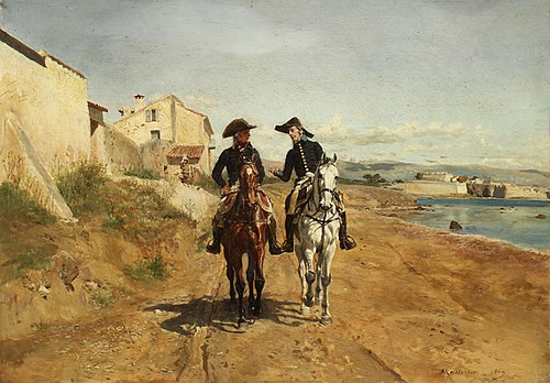 A General and His Aide-de-camp, 1869, Ernest Meissonier