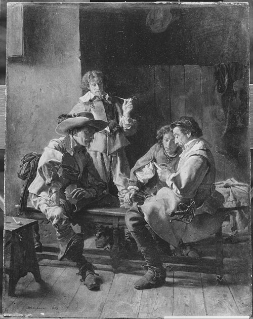 The Card Players, 1863, Ernest Meissonier
