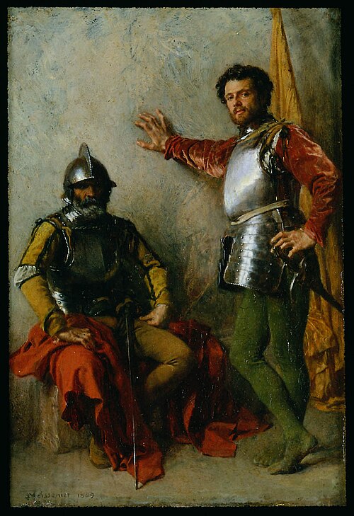 Two Soldiers, 1849, Ernest Meissonier