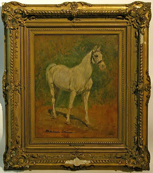 A White Horse, 1863, Ernest Meissonier