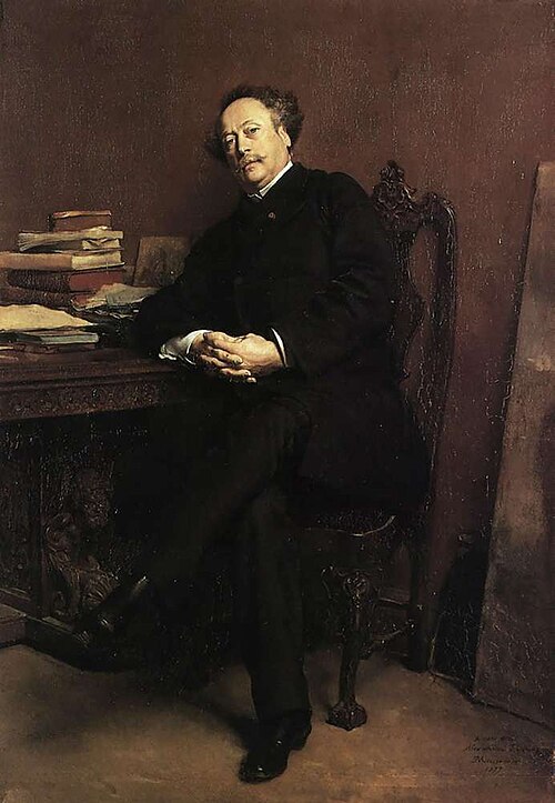 Alexandre Dumas fils (1824-1895), 1877, Ernest Meissonier