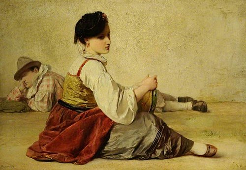 Strolling Players, , Ernest Meissonier