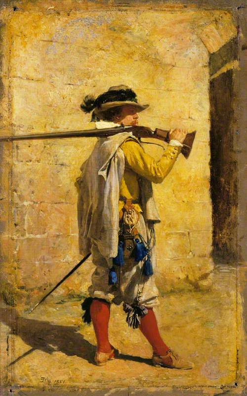 A Sentinel: Time of Louis XIII, 1851, Ernest Meissonier