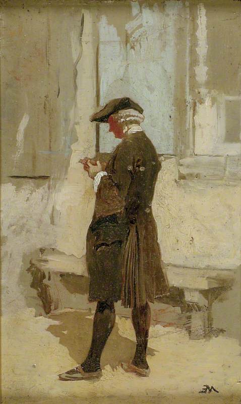 An Abbé, 1855, Ernest Meissonier