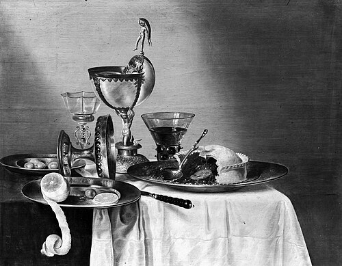 Still life, 1640, Pieter Claesz