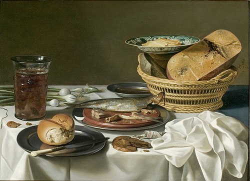 Breakfast piece, 1625, 1625, Pieter Claesz