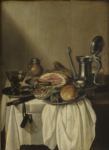 Still life of a laid table, 1643, Pieter Claesz