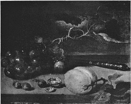 Fruit still life, dated 1627, 1627, Pieter Claesz