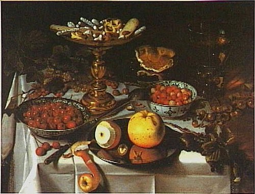 Still life with fruit and sweets, 1622, Pieter Claesz