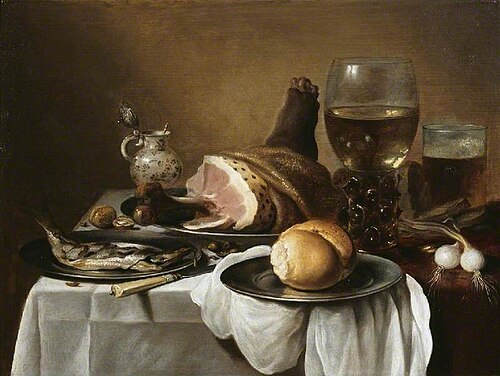 Breakfast Piece, 1640, Pieter Claesz