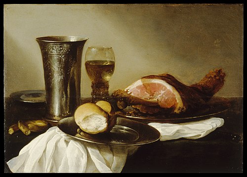 Petit Déjeuner, 1640, Pieter Claesz