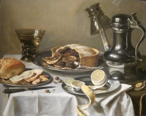 Nature morte au petit déjeuner avec berckenmeyer, 1641, Pieter Claesz