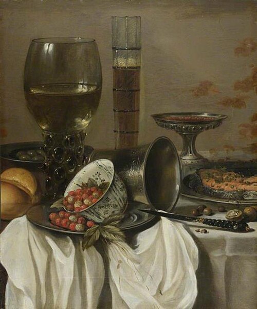 Still Life with Drinking Vessels, 1649, Pieter Claesz