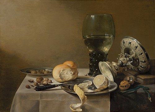 Still Life with Tazza, 1636, Pieter Claesz