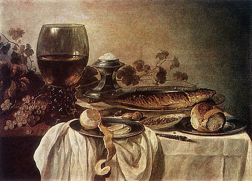Breakfast, 1646, Pieter Claesz