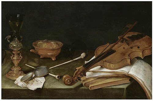 Vanitas with the Five Senses, 1621, Pieter Claesz