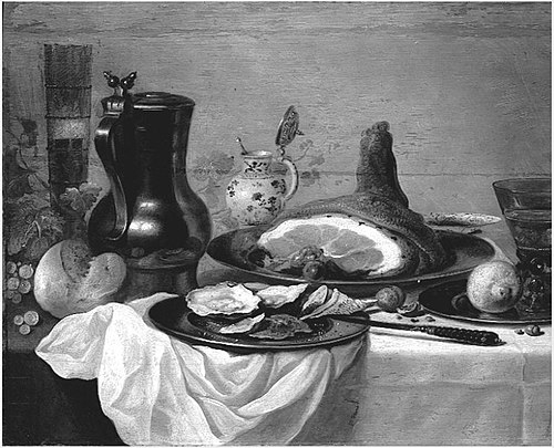 A Breakfast-piece, 1651, Pieter Claesz