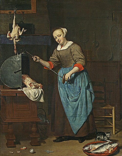 Die Köchin, 1661, Gabriel Metsu