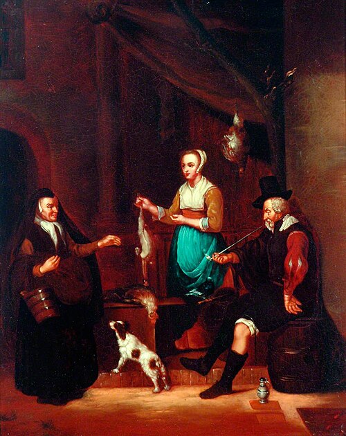 Le marchand de volaille, , Gabriel Metsu