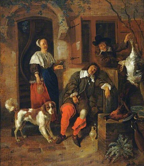 The Weary Sportsman, , Gabriel Metsu
