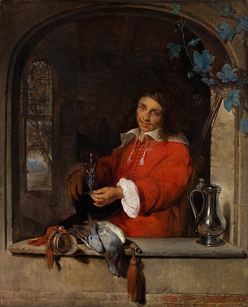 The Huntsman, 1661, Gabriel Metsu