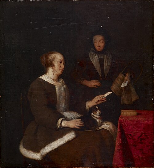 The Note, 1650, Gabriel Metsu
