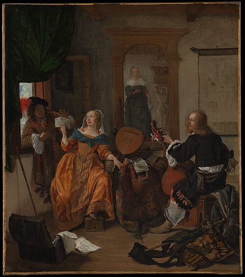 A Musical Party, 1659, Gabriel Metsu