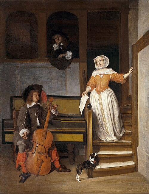 The Cello Player, 1658, Gabriel Metsu