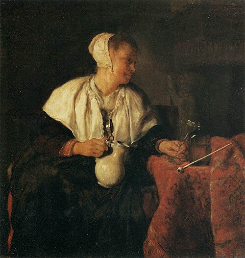 The Tippler, 1653, Gabriel Metsu