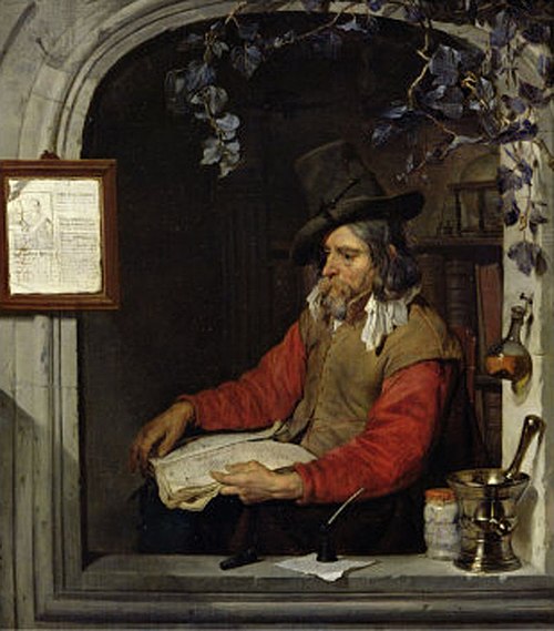 The Apothecary, 1662, Gabriel Metsu