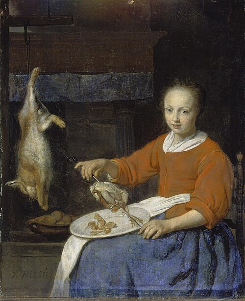 The Kitchenmaid, 1656, Gabriel Metsu