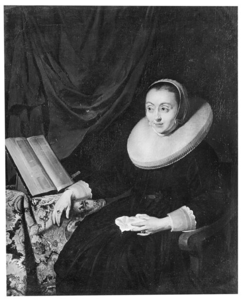 Portrait of a Woman with a Book, 1650, Gabriel Metsu