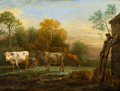 Cattle in a Meadow, 1652, Paulus Potter