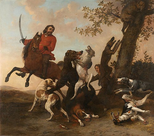 The Bear Hunt, 1649, Paulus Potter