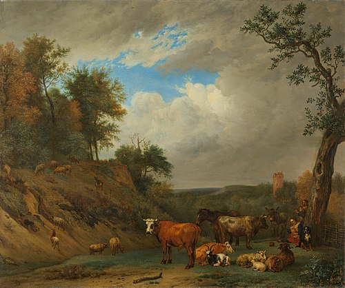 Herdsmen with their cattle, 1651, Paulus Potter