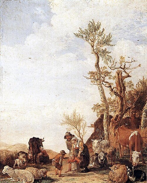 Peasant Family with Animals, 1646, Paulus Potter