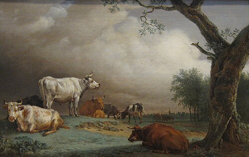 Cattle in a Field, 1652, Paulus Potter