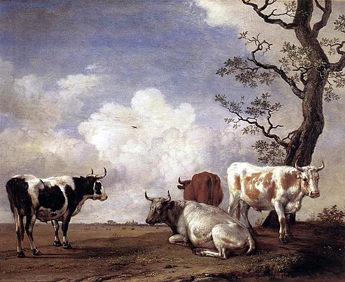 Four Bulls, 1652, Paulus Potter