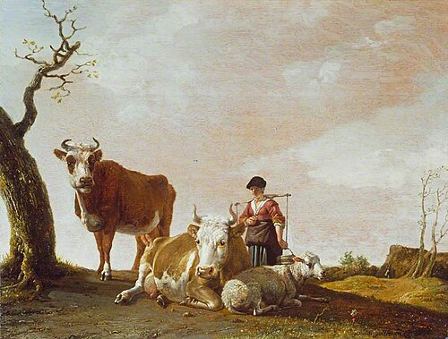 The Milkmaid, 1646, Paulus Potter