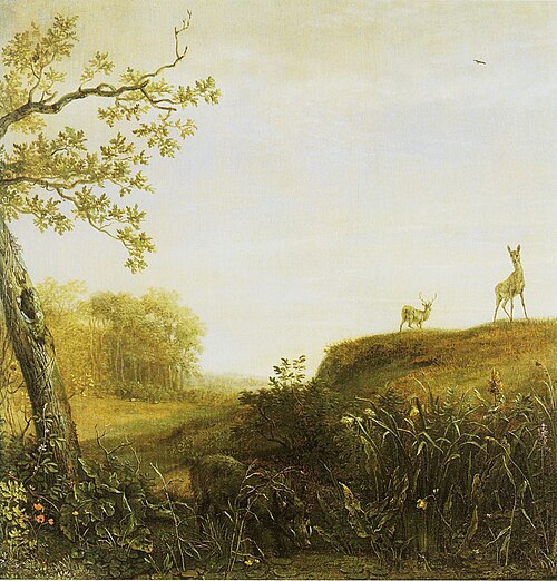A Wild Boar in a Landscape, 1650, Paulus Potter