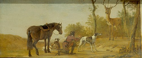 Vision of Saint Hubert, 1650, Paulus Potter