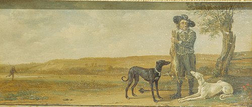 Hunter and Hounds with Dead Hare, 1650, Paulus Potter