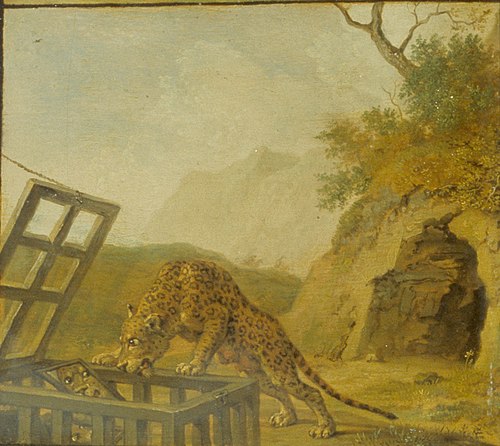 Trapping a Leopard, 1650, Paulus Potter