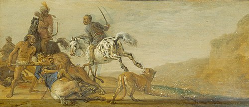 The Lion Hunt, 1650, Paulus Potter
