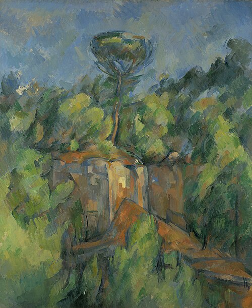 Bibémus Quarry, 1897, Paul Cézanne